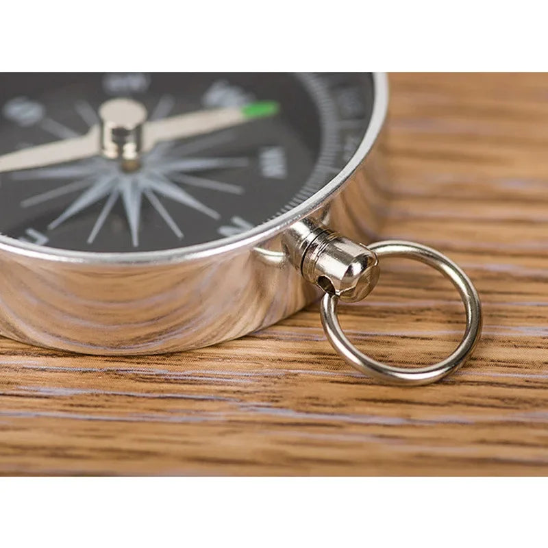 G44 Compass Keychain Pendant Aluminum Alloy Metal Material Portable Gift Mini Pocket Outdoor Adventure Travel Compass