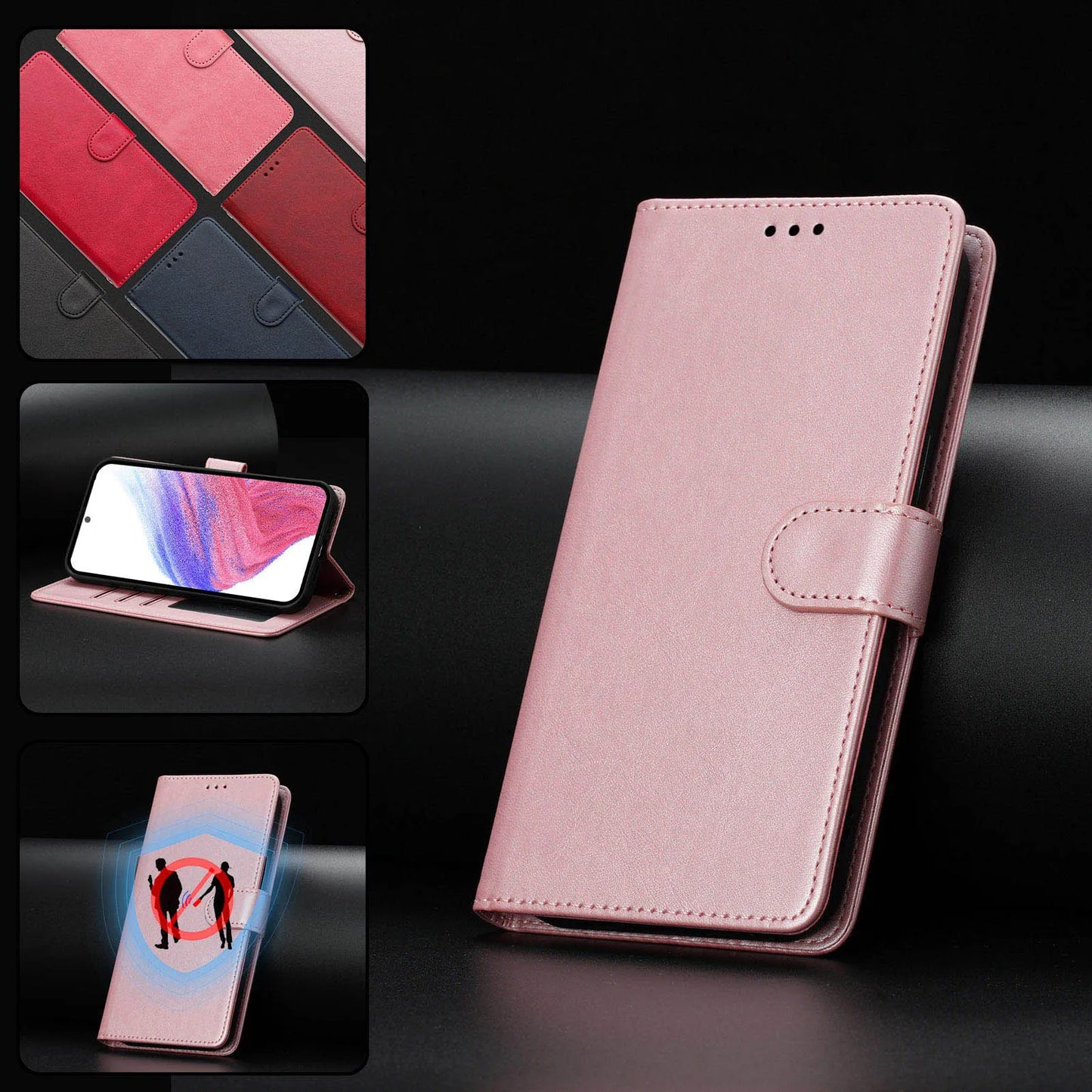 Flip Leather Case For Samsung Galaxy M62 M56 M55 M54 M53 M52 M36 M35 M34 M33 M32 M23 M15 M13 M12 M10s M10 M05 M04 Wallet Cover