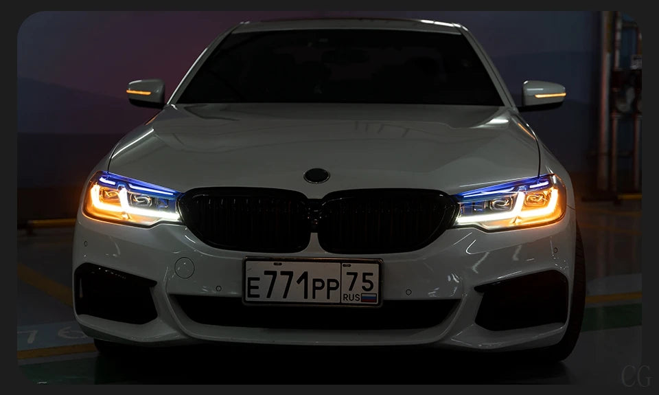 Car Styling Head Lamp for BMW  5 Series G30 Headlights 2017-2021 Headlight LED DRL Signal Projector Lens Automotive Accessories