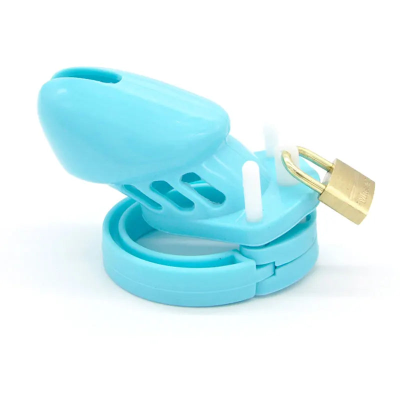 New Male Silicone Chastity Device Cock Cage Sex Toys With 5 Penis Ring Adult Belt Brass Lock Standard/Short Cage A122/A235