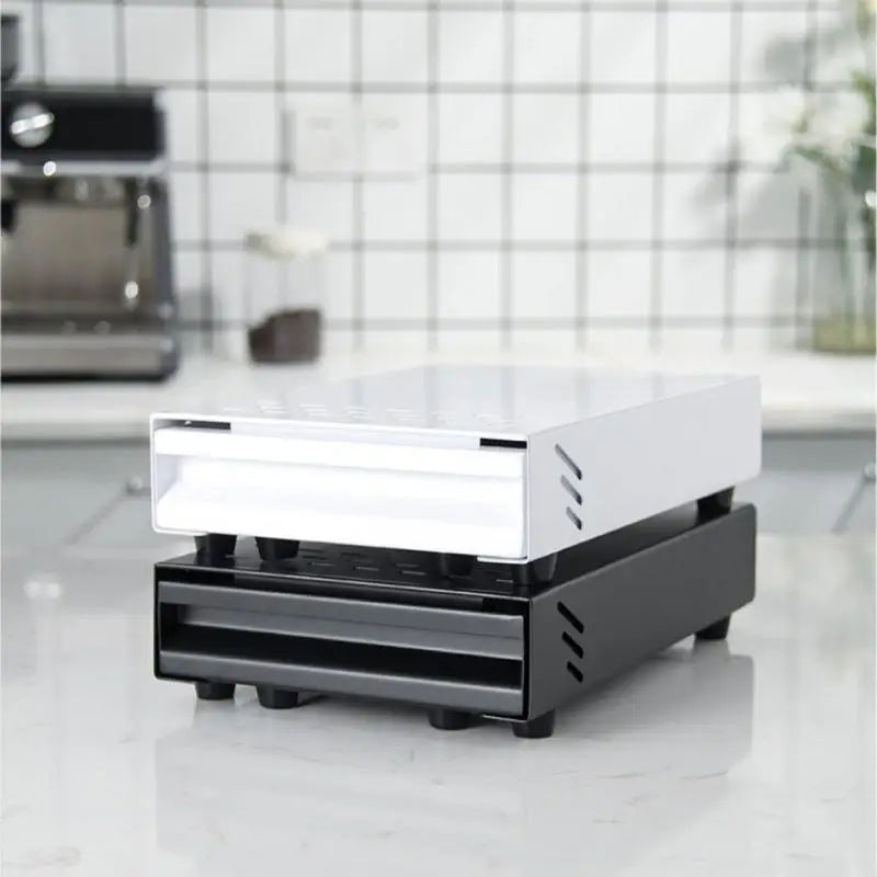 New Coffee Grounds Box Drawer-type Slag Barrel Knocking Slag Powder Dual-use Coffee Powder Slag Bucket Pressing Powder Seat