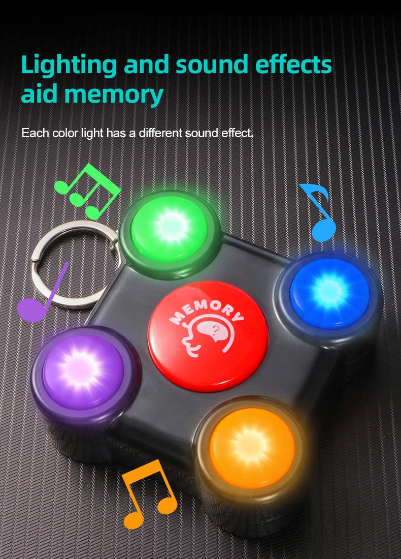 Creative puzzle mini memory game console toy - color box packaging