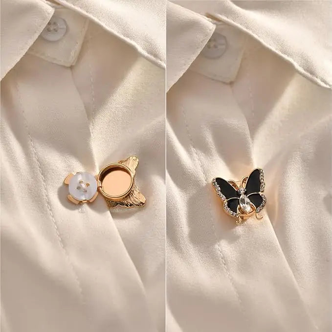 Rhinestone Button Covers, Gold Crystal Clip on Button Covers, Decorative Formal Cufflink Buttons