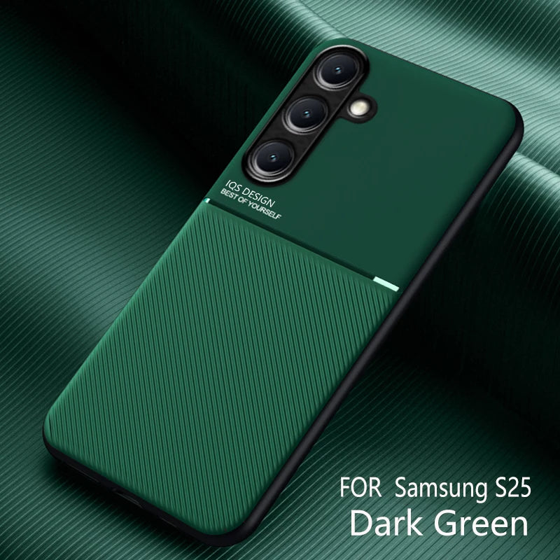 For Samsung Galaxy S26 S25 S24 S23 Plus Ultra Magnetic Case For Samsung S26 25 Edge S25 S24 S23 FE Matte Anti Slip Phone Case