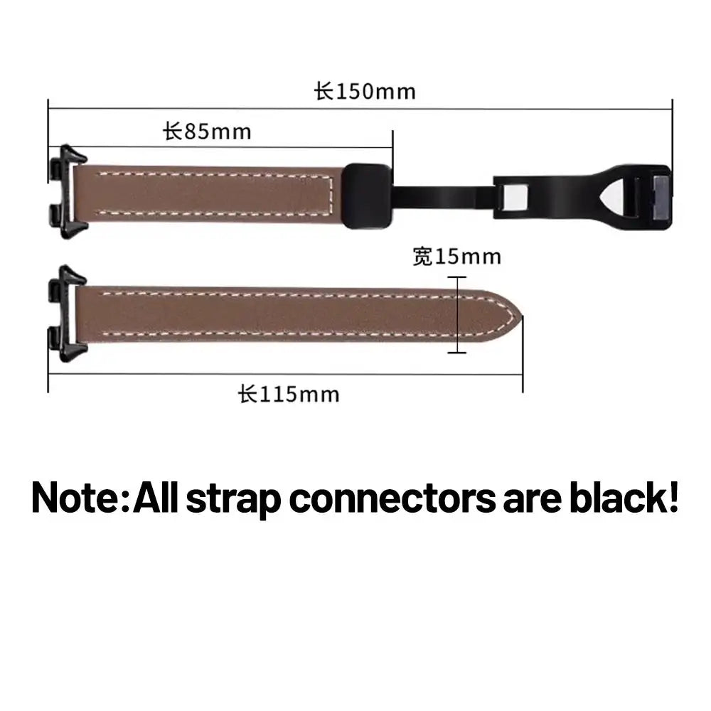 Magnetic Leather Strap for Huawei Band 10 9 8 NFC Soft Sport Replacement Breathable Correa Band10 Bracelet Wristband Accessories