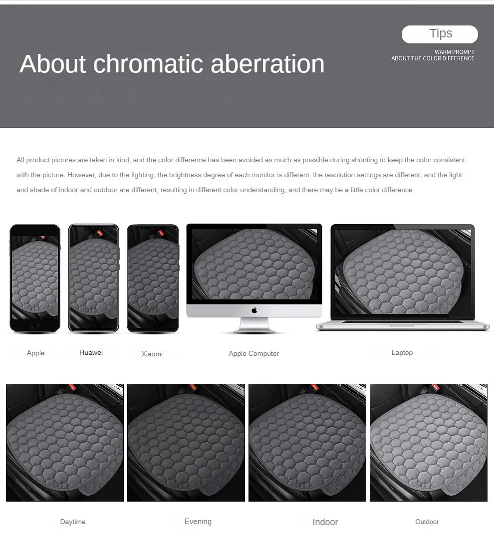 Winter short plush car single piece seat cushion thickened warm front single seat square cushion rear row long cushion