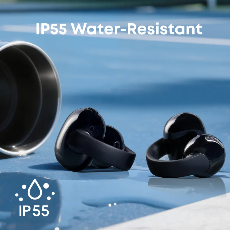 In Stock SoundCore C50i Comfortable Clip on Earbuds with Powerful Bass IP55 Bluetooth 6.0 Earphones AI-Enhanced Call Clarity