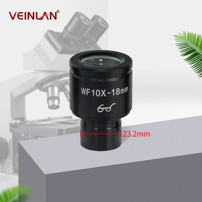 Bioscopic microscope eyepiece, Wf5X, Wf10X, Wf15X, Wf16X, Wf20X, Wf25, installation size 23.2 millimeters.