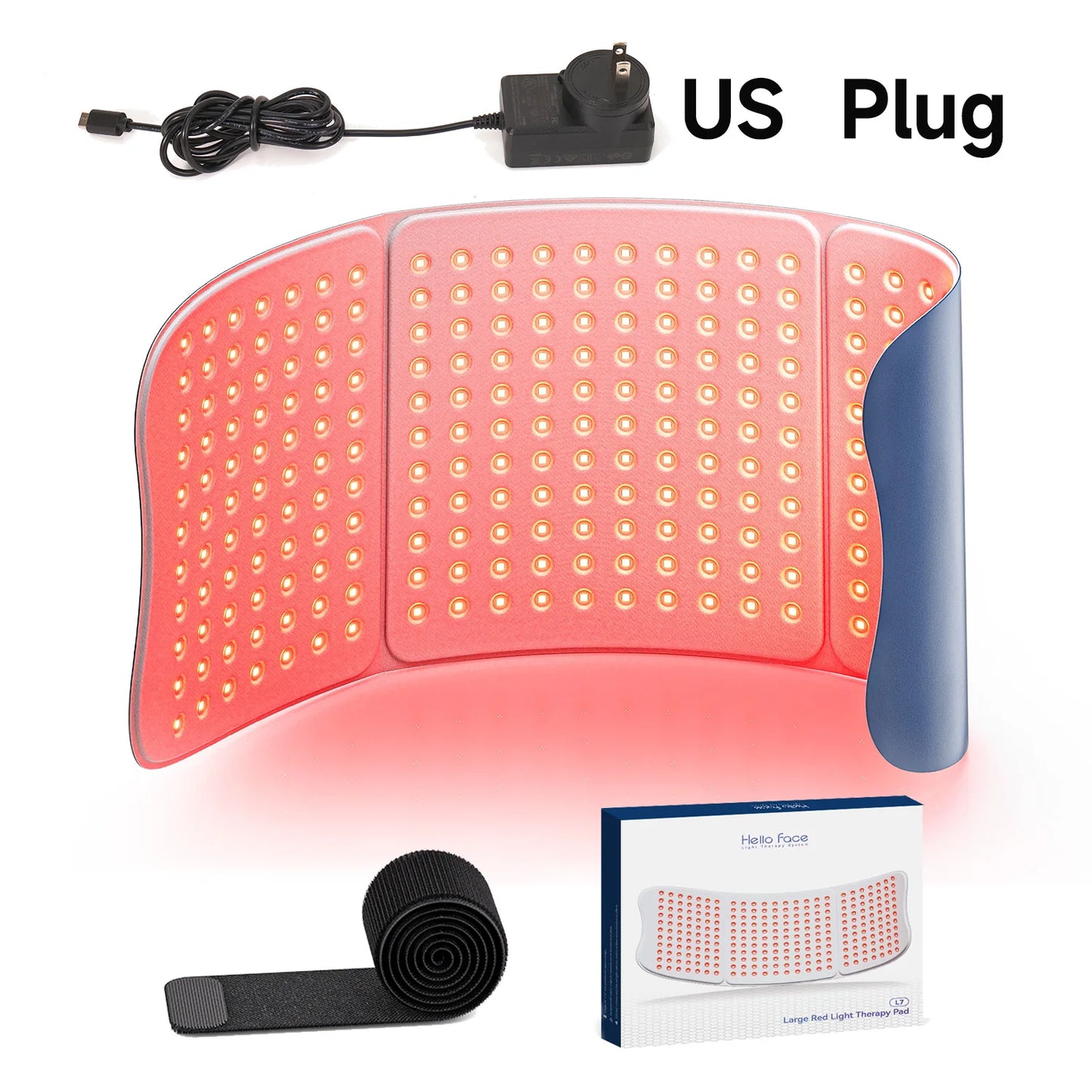 660nm 850nm Wearable Super Large Red Infrared Light Therapy Pad 792pcs LEDs for Human Pet Body Pain Relief L7 Phototherapy Pad