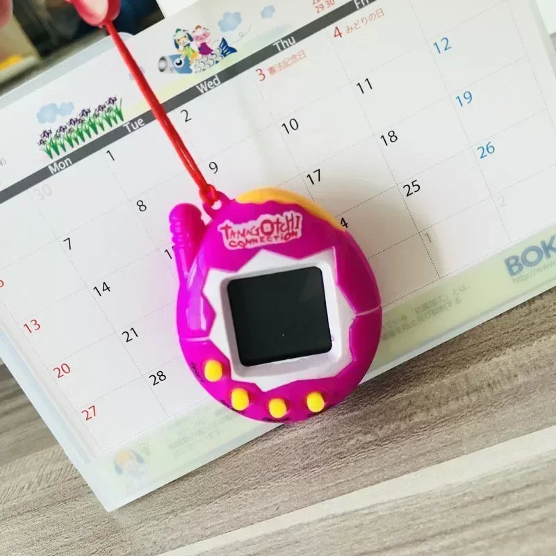 50pcs 90S Nostalgic Virtual Cyber Pet Toy Keyring Pets Toys Gift Tamagotchi Electronic Pets Gift Christmas Educational Funny