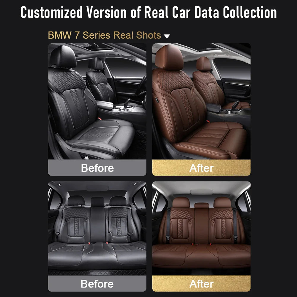 For Land Rover Range Rover Velar 2017 2018 2019 2020 Faux Leather Custom Car Seat Covers Full Set Interior Protector Accessories