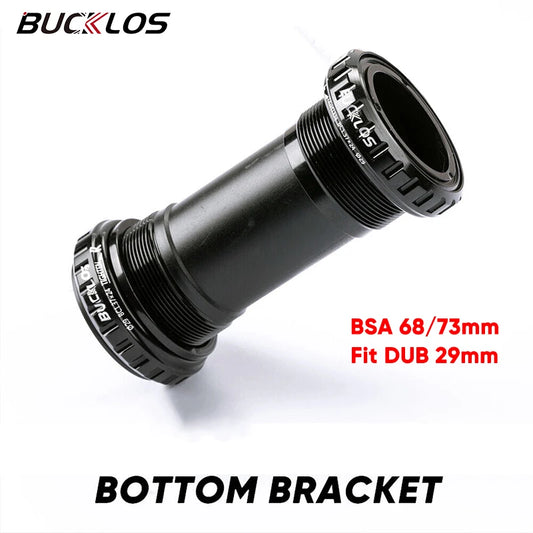 BUCKLOS Bicycle Bottom Bracket BSA 68/73mm Road Bike Crank BB Spindle Threaded Bottom Bracket for DUB 29mm Cycle Crankset Parts