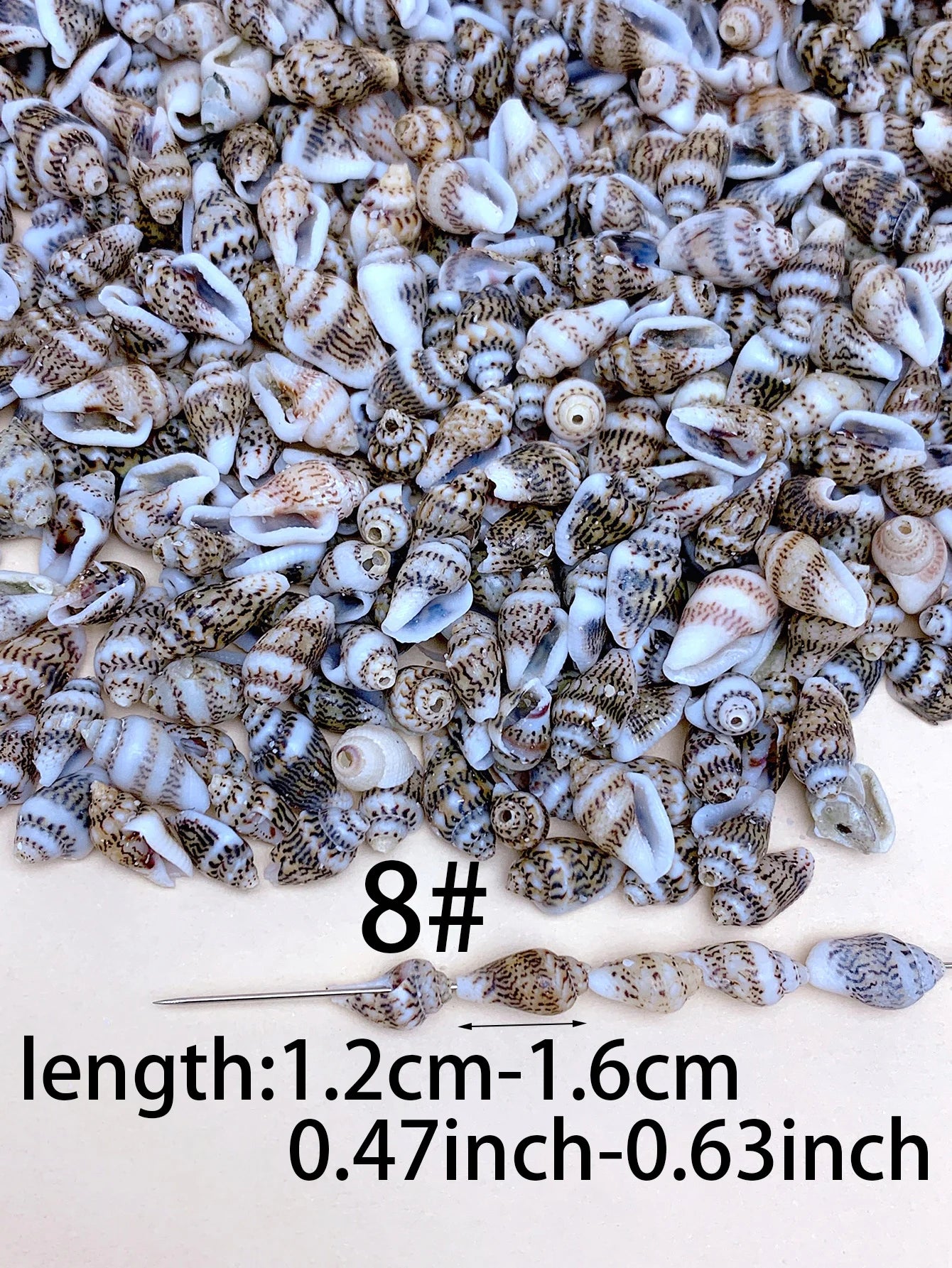 30/60/120pcs natural handmade diy with hole shell suitable for bracelet necklace earrings pendant jewelry accessories