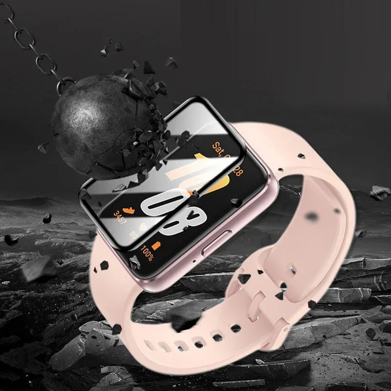Screen Protector for Samsung Galaxy Fit 3 Anti-scratch Film for Galaxy Fit3 Full Coverage 3D Curved Protective Film