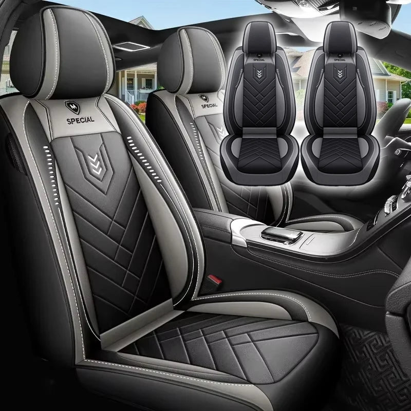 1pcs All inclusive seat cover full leather car seat cushion Driver's seat cover or passenger seat cover all season universal pad