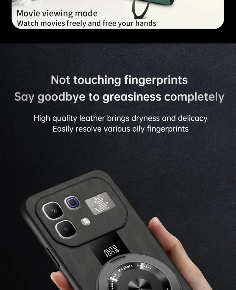 For Infinix Note 60pro Luxury Magnetic Capa de celular leather Case 360-degree rotating stand Cover Shockproof Bumper Funda