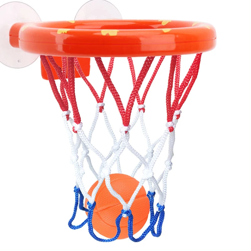 Bathroom Suction Cup Basketball Frame Playing Water Basketball Holder Indoor Mini Shooting Baby Kids Bath Toys