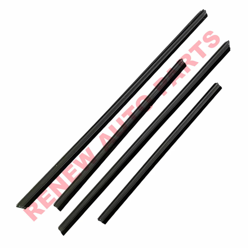 4PCS Door Belt Weather Strip Molding Seal Fit For Honda Fit Jazz 2008 2009 2010 2011 2012 2013