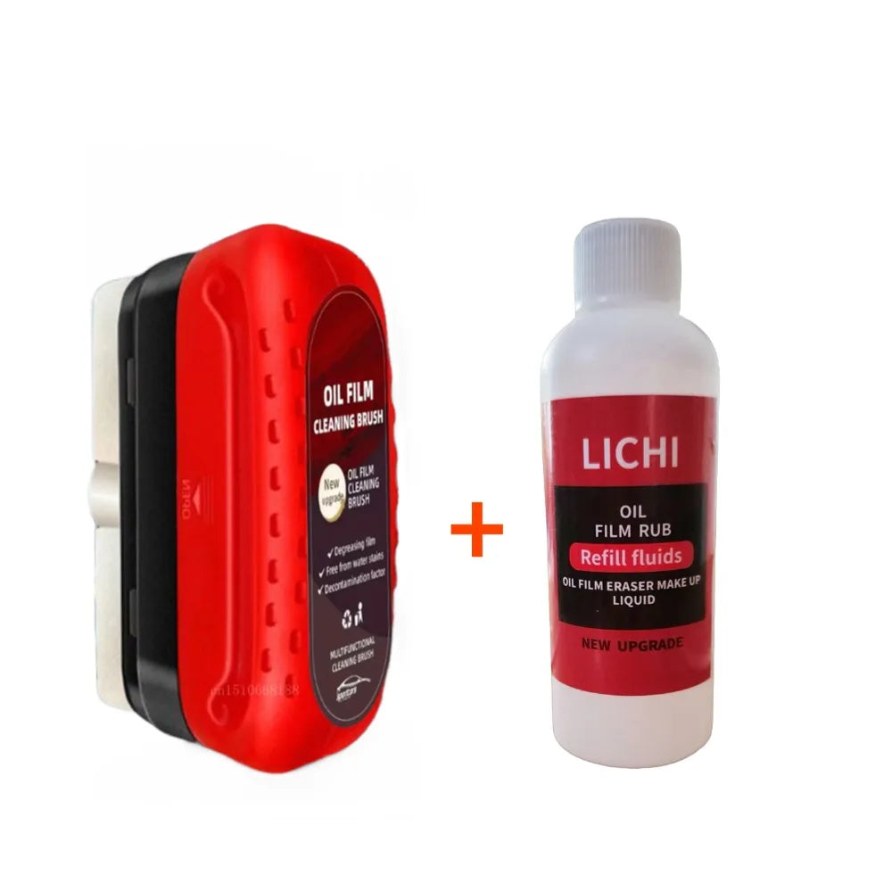 120ml Automotive Car Oil Film Cleaning Brush Car Glass Oil Film Cleaner Hydrophobic Windshield Oil Film Remover for Car Window