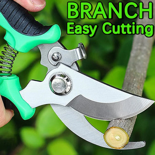 Professional Garden Scissors Stainless Steel Shears Bypass Pruning Tree Thick Branch Trimming Beak Scissors Sharp Hand Pruners