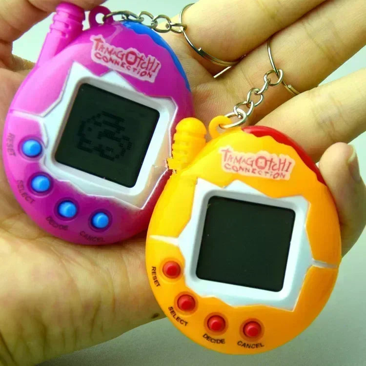 50pcs 90S Nostalgic Virtual Cyber Pet Toy Keyring Pets Toys Gift Tamagotchi Electronic Pets Gift Christmas Educational Funny