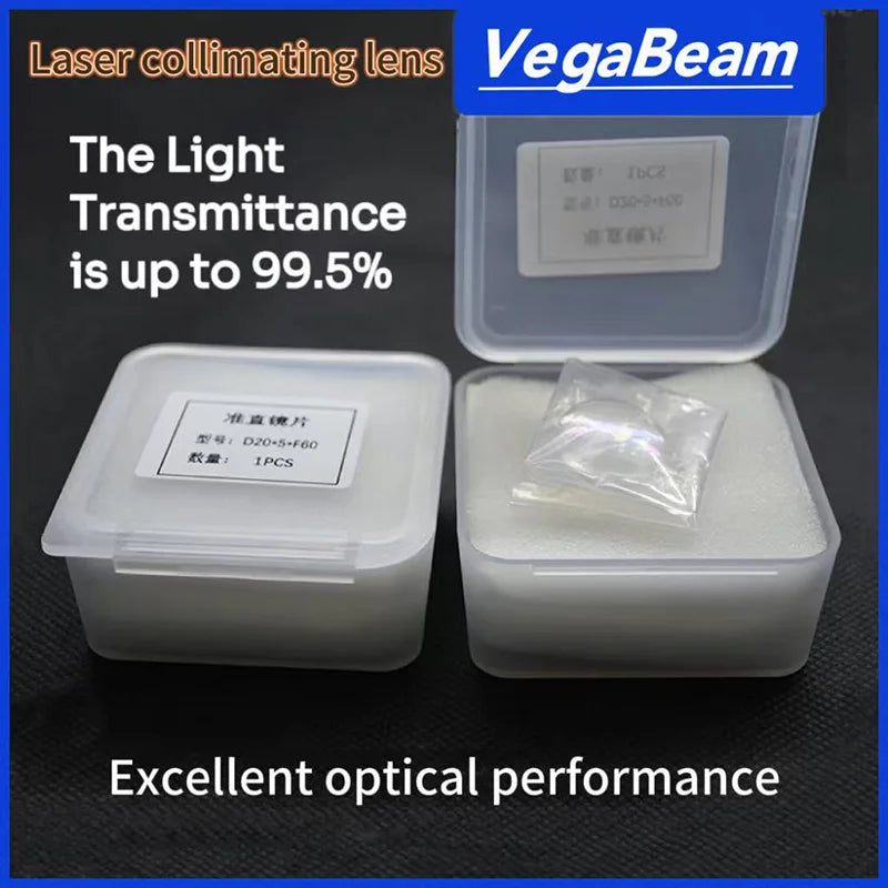 5PCS Laser Collimator Lens Focusing Lens D16x5 F60 D20 x4.5 F150 F200 F400 for SUP 23T /21T Handheld Qilin laser welding gun 23S