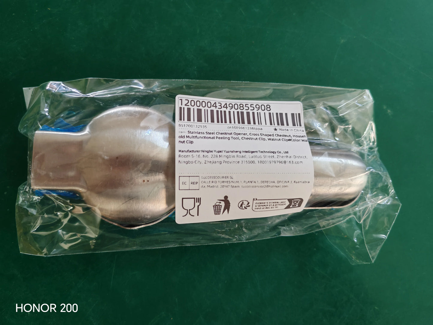 Stainless Steel Chestnut Opener, Cross Shaped Chestnut, Household Multifunctional Peeling Tool, Chestnut Clip, Walnut Clip