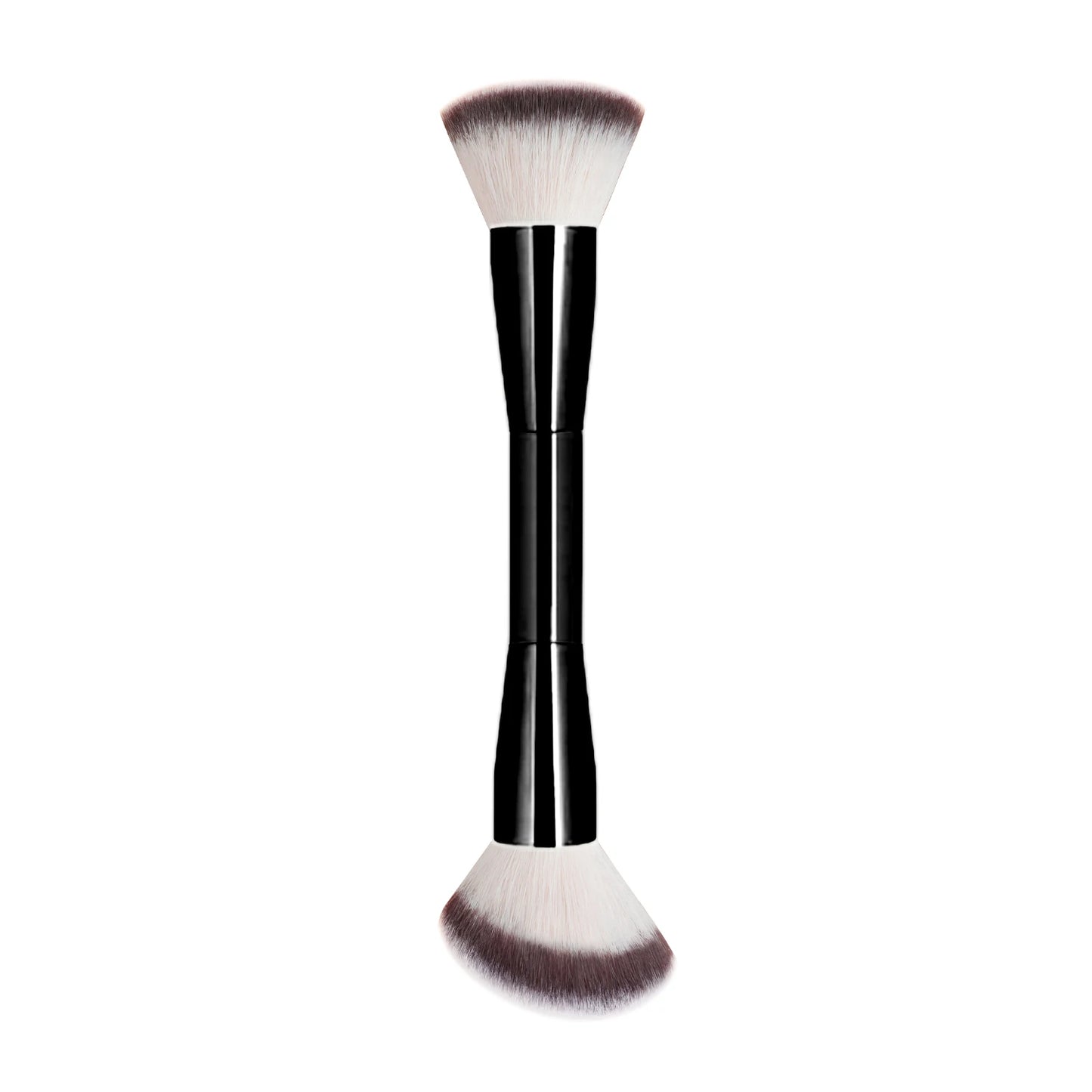 1pc Professional Makeup Brush Includes Dual-Ended Face Brushes Angled Brush Short Handle Foundation Brush