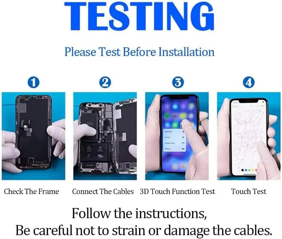 ScreenX For Iphone XR Screen Replacement  6.1 Inch LCD Display 3D Touch Screen Digitizer Frame Full Assembly With Repair Tools