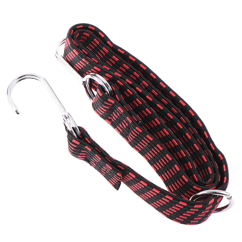Motorcycle Bicycle Elastics Rubber Luggage Rope Cord Hooks Bikes Rope Tie Luggage Roof Rack Strap Fixed Band Moto Accessories