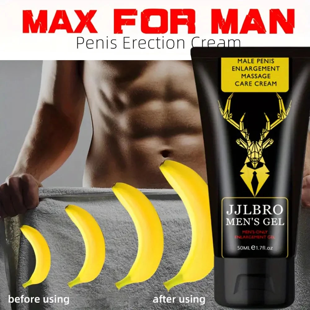 Male Big Dick XXL Penis Enlargement Cream Sex Gel Penis Growth For Men Enhanced Erection Ejaculation Delay Big Cock Oil Sex Toys