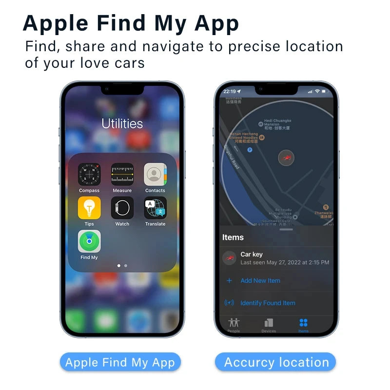 Mini Car OBD GPS Locator For Apple Find My APP official Ap OBD GPS Voice Monitor Tracker Anti-lost Device Finder Global Position