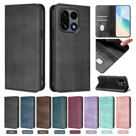 Wallet Flip Luxury Leather Phone Case on For Oneplus 15 13 13T 13R 13S 12 12R 11 11R 10T 10R 10 9 Pro 9R 8T Magnetic Back Cover