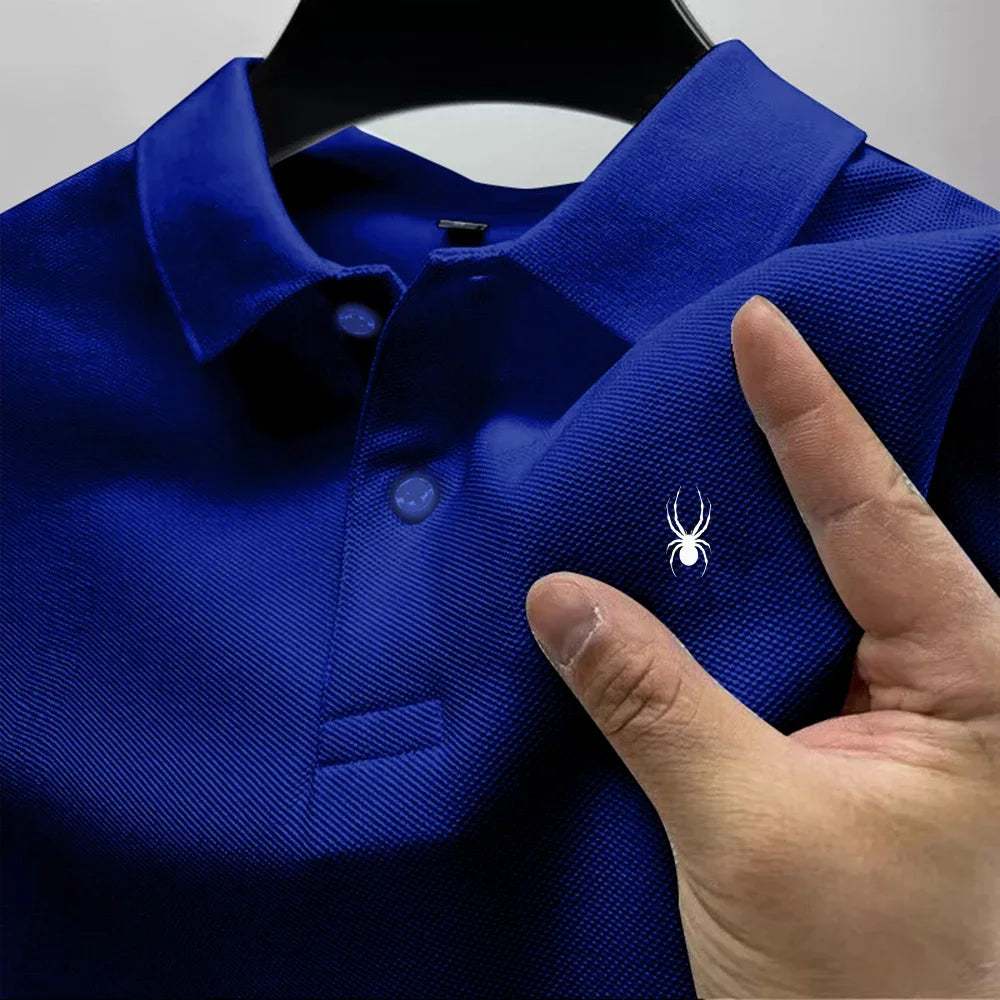 2026 Hot Sale Men's Summer Casual Breathable Comfortable Polo Shirt Men's Solid Color High Quality Short Sleeve T-Shirt ﻿