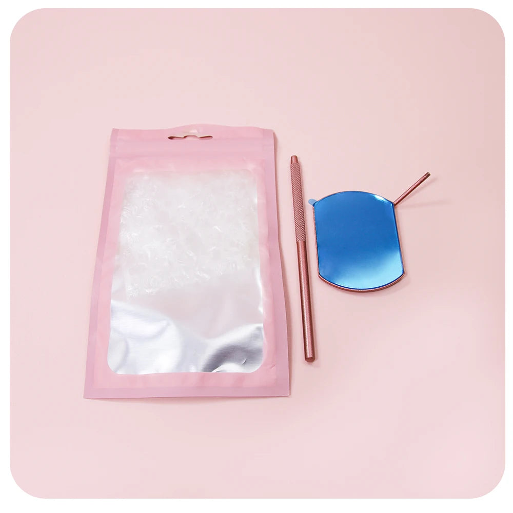 Multifunction Eyelash Mirror Magnifying Beauty Long Handle Mirror For Checking False Eyelashes Extension Grafting Makeup Tools