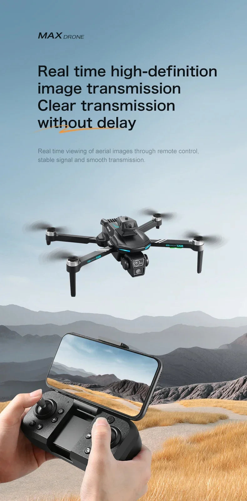 XT606 Drone 8k Profesional 4K HD Camera Obstacle Avoidance Aerial Photography Optical flow Foldable Quadcopter GPS RC 90000M