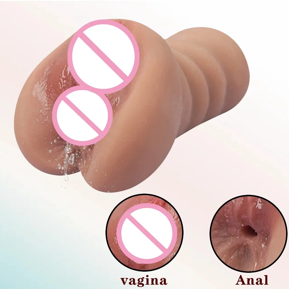 1 PC 3D Realistic Male Masturbation Pussy Sex Vagina Real Men Pussy Sextoy for men masturbstor adult Sex Products Stimulate