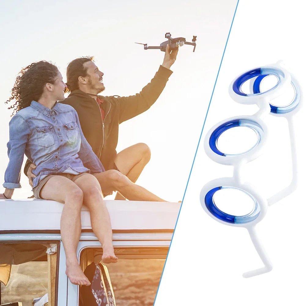 Anti Vertigo Glasses Without Lens Motion Sickness Glasses Detachable Lightweight Supplies for Old Adults Children Outdoor Travel