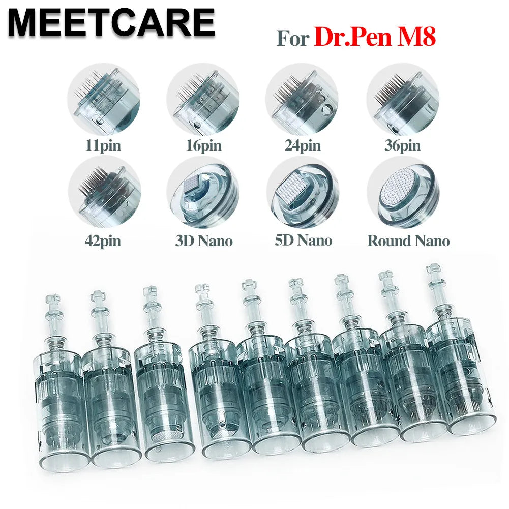 M8 Dr.Pen Needle Cartridges for M8 Dr Pen  Replacement Needles  Derma Microneedling Pen 11pin 16pin 36pin 42pin 3D 5D Needle
