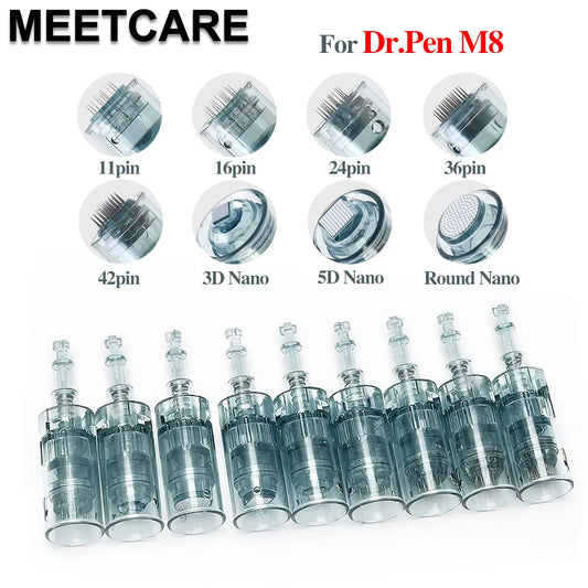 M8 Dr.Pen Needle Cartridges for M8 Dr Pen  Replacement Needles  Derma Microneedling Pen 11pin 16pin 36pin 42pin 3D 5D Needle