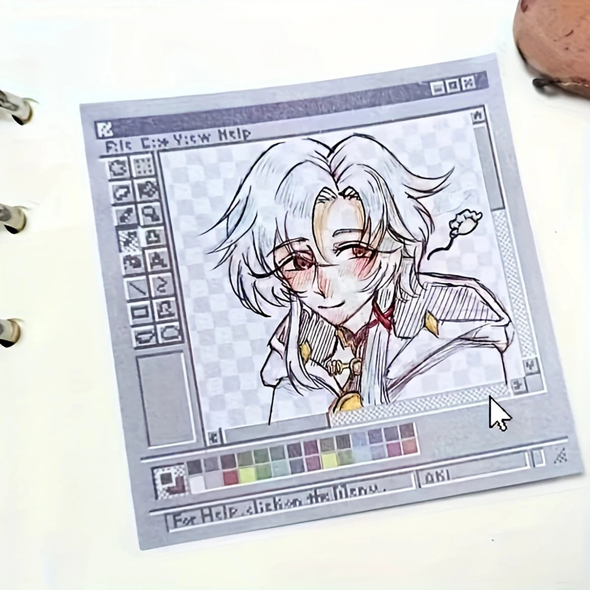 50-Sheet Square Sticky Notes Pad - Perfect for Students & Office Decor | Aesthetic Tear-Off Memo Paper