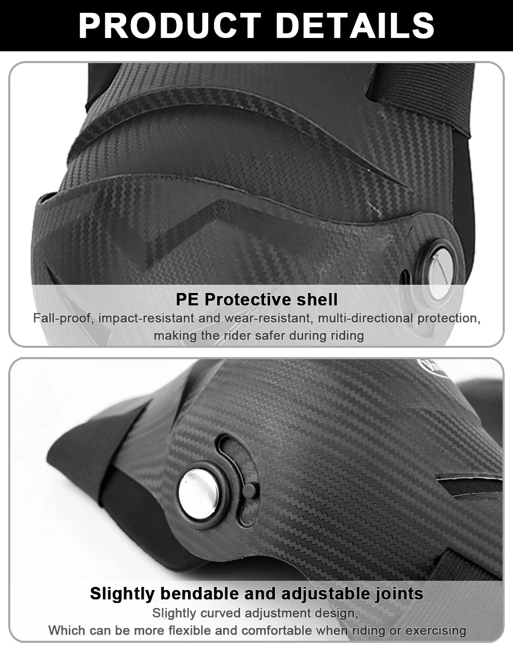 Vemar 4Pcs Motocross Knee Pads Elbow Pads Moto Protection Riding Elbow Guard Motorcycle Motorbike Off-road Racing MTB Knee Pads
