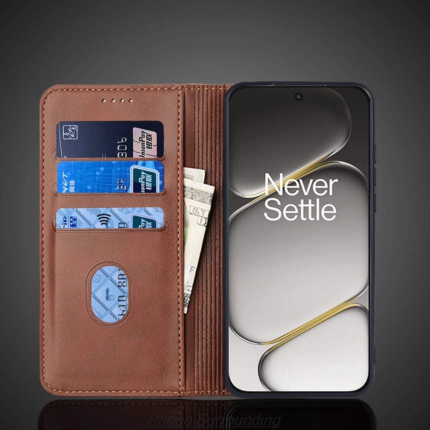 Leather Case for Oneplus Nord CE6 / CE 6 Flip Case Card Holder Holster Magnetic Attraction Cover Wallet Case Capa Fundas Coque