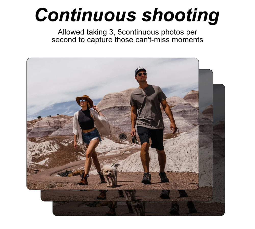 Vintage Digital Camera 16X Digital Zoom 4K WIFI Retro Vlog Recorder YouTube 3.0 "Flip Screen Compact Digital  Photography Camera