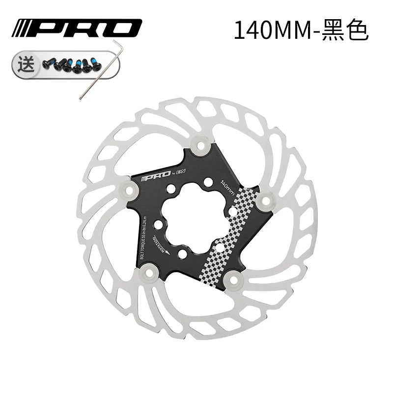 IIIPRO MTB Cooling Disc Brake Heat Dissipation  6 Inch 140/160/180/203mm Rotor Down Hill Floating Bicycle Brake Rotor