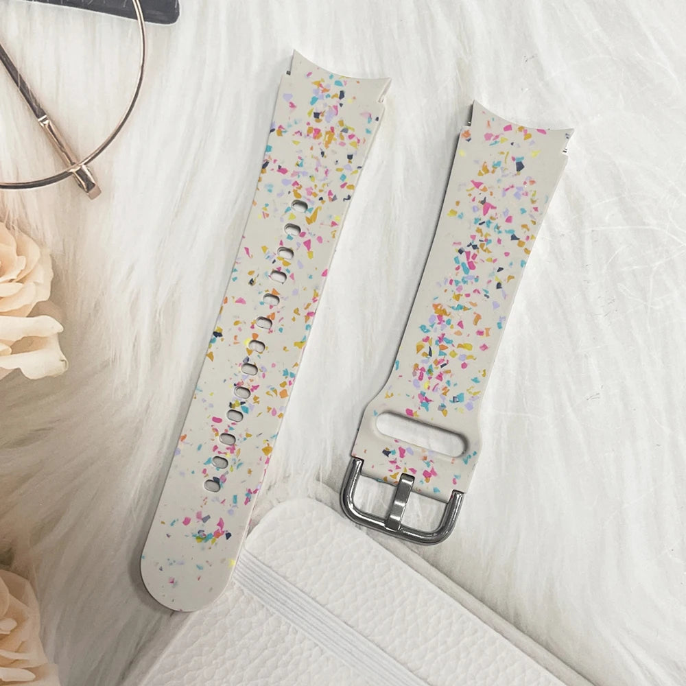 Silicone Strap For Samsung Galaxy Watch 6/6 Classic Eco-friendly Watchband for Galaxy Watch 4 5 6 7 FE