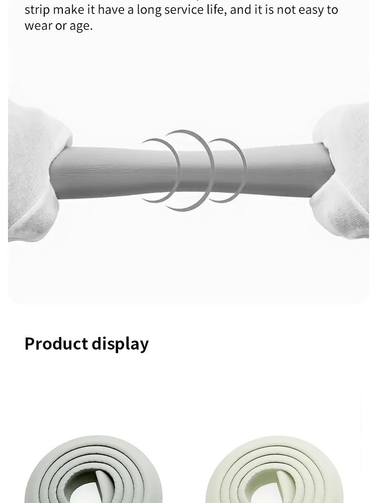 Safety Table Edge Protection Bar Table Angle Protection Collision Buffer Foam Bumper Free Tape Baby Anti-collision Strip