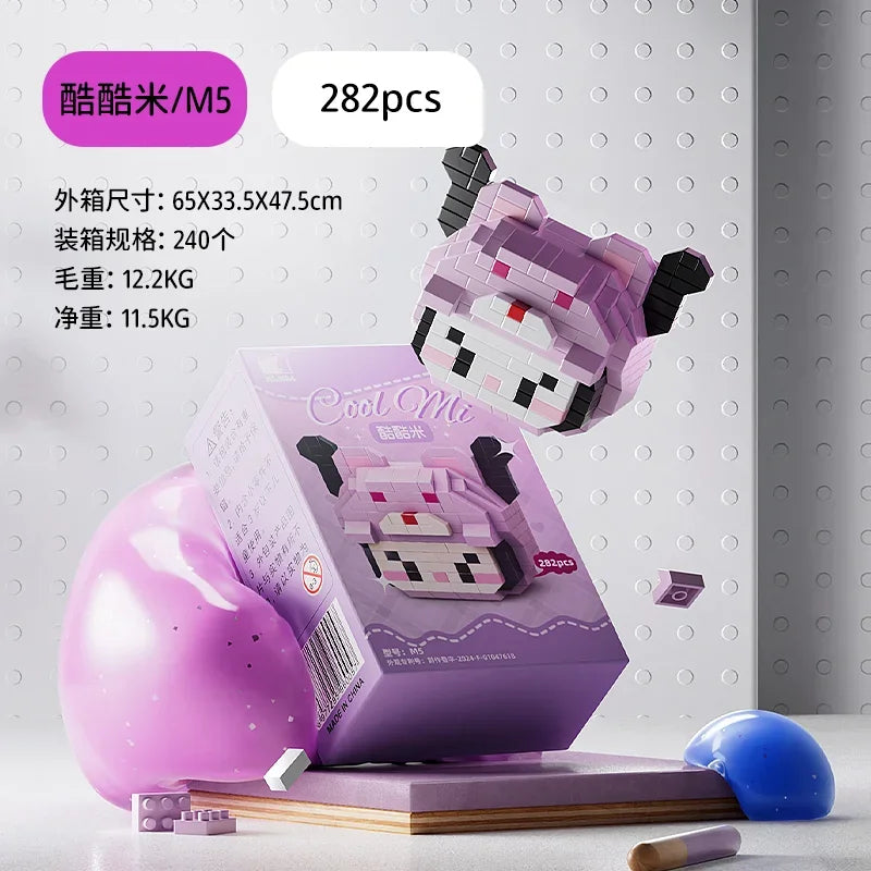 TOYLINX Mini Animal Building Blocks Assembled Model Cartoon Panda Doll Set 6 Years Old And Above Children Educational Toys Gifts
