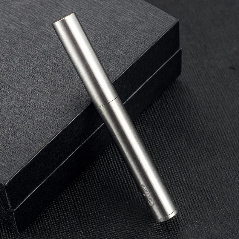 Creative Unusual Kerosene Lighter Copper Nunchaku Funny Retro Grinding Wheel Flint Lighters Foldable Mini Portable Men's Gift