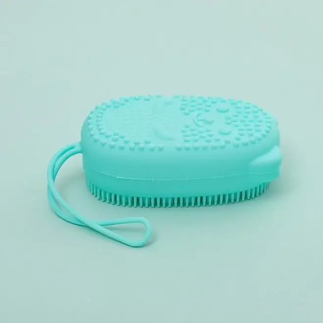 Silicone Body Scrubber Bath Exfoliating Scrub Sponge Shower Brush Exfoliator Skin Care Cleaner Dead  Remover Bathing Tools
